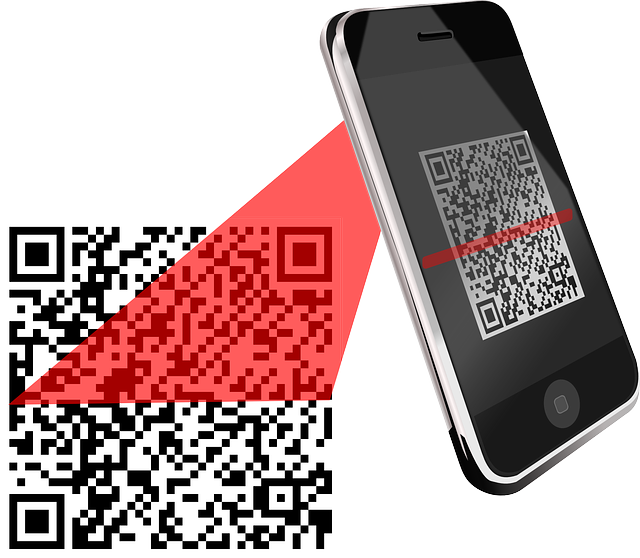 Smartphone und QR-Code