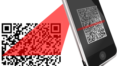 Smartphone und QR-Code